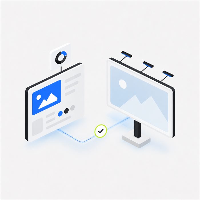 Agency and brand campaign window measurement illustration