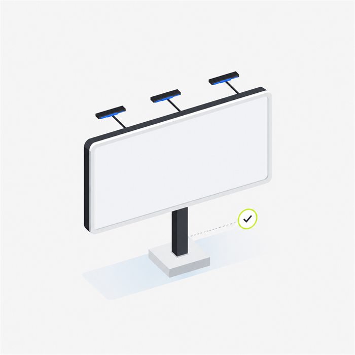 Media owner billboard opportunity validation illustration